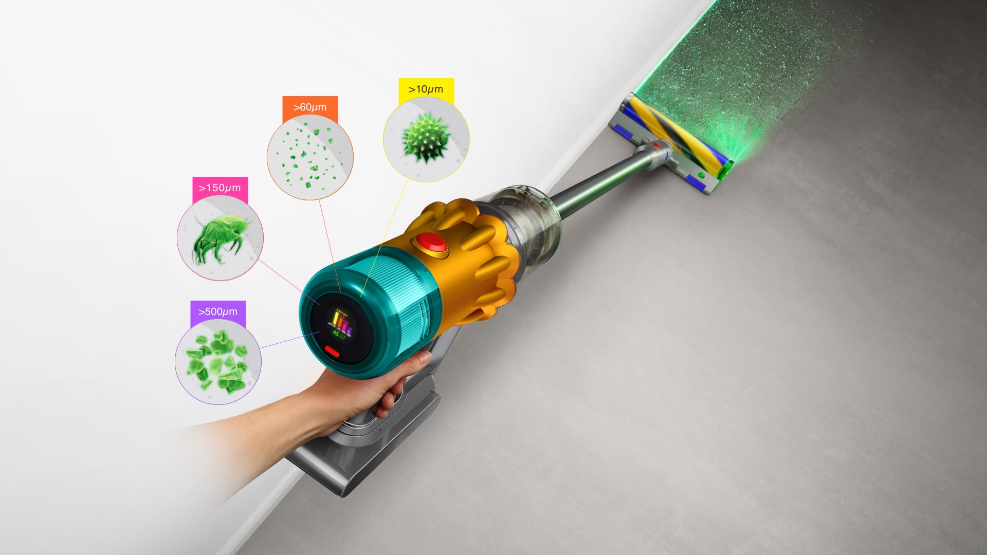 Dyson V12 Detect Slim Total Clean 2022 智能輕量無線吸塵機【香港