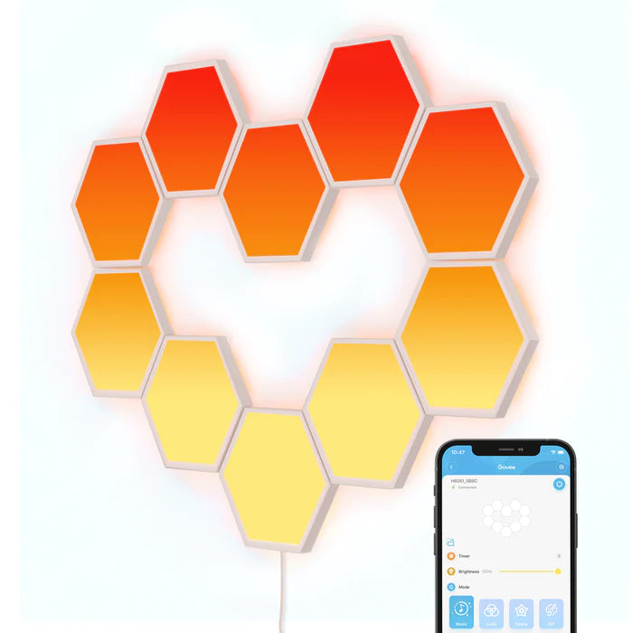 Govee Glide Hexa Hexagonal Colored Light Panel [Licensed in Hong Kong] 