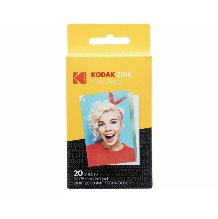 KODAK 柯達 Printomatic 即影即有相機專用 ZINK貼相紙 (20張) 【香港行貨】