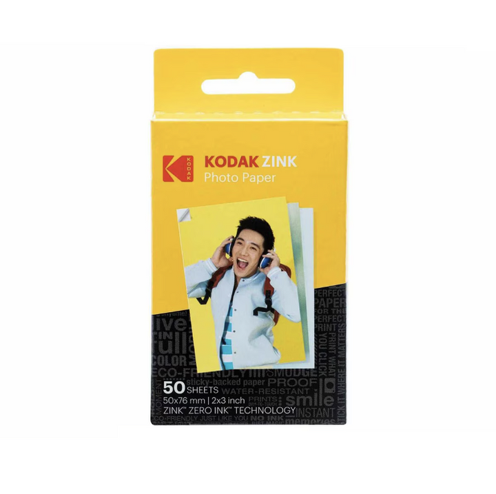 KODAK 柯達 Printomatic 即影即有相機專用 ZINK 貼相紙 (50張)【香港行貨】