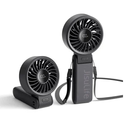 Jisulife Handheld Fan Life7 Neck Stand Portable Three-way Rechargeable Fan [Hong Kong Licensed]