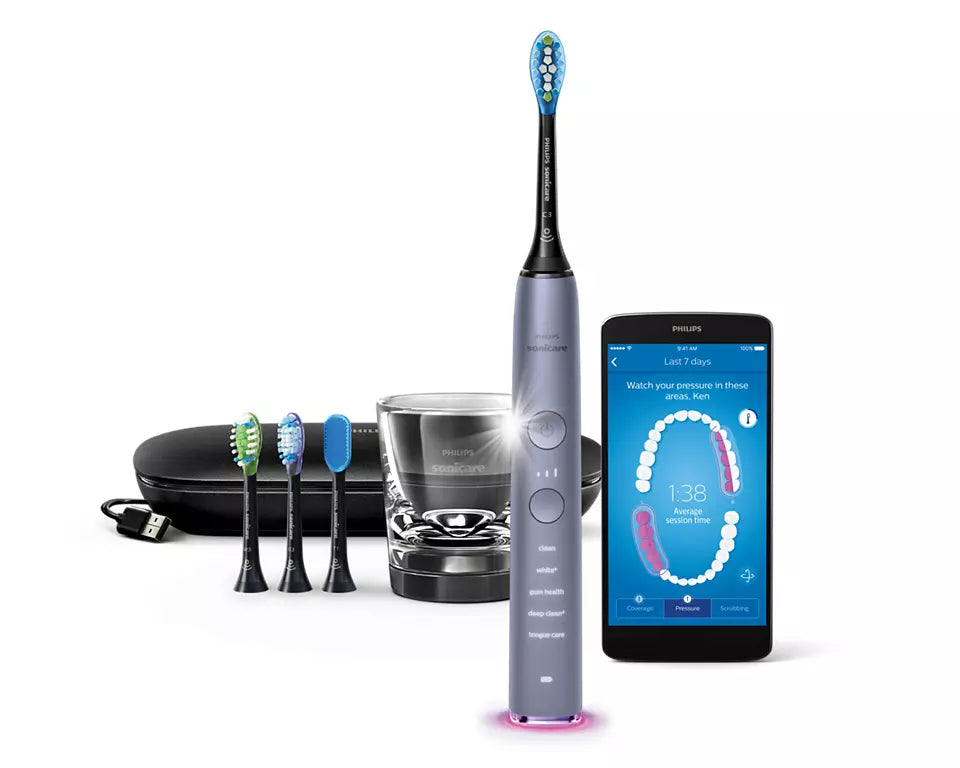 Philips Sonicare DiamondClean Smart 9500 系列 聲波震動牙刷【香港行貨】 - eDigiBuy