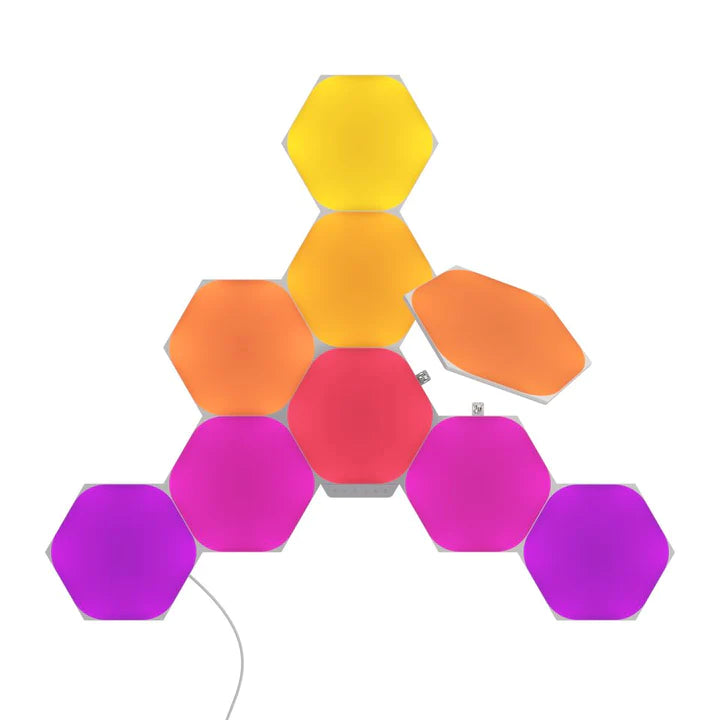 Nanoleaf Shapes Hexagons Starter Kit 六角形智能燈板入門套裝 (9塊)【香港行貨】 - eDigiBuy