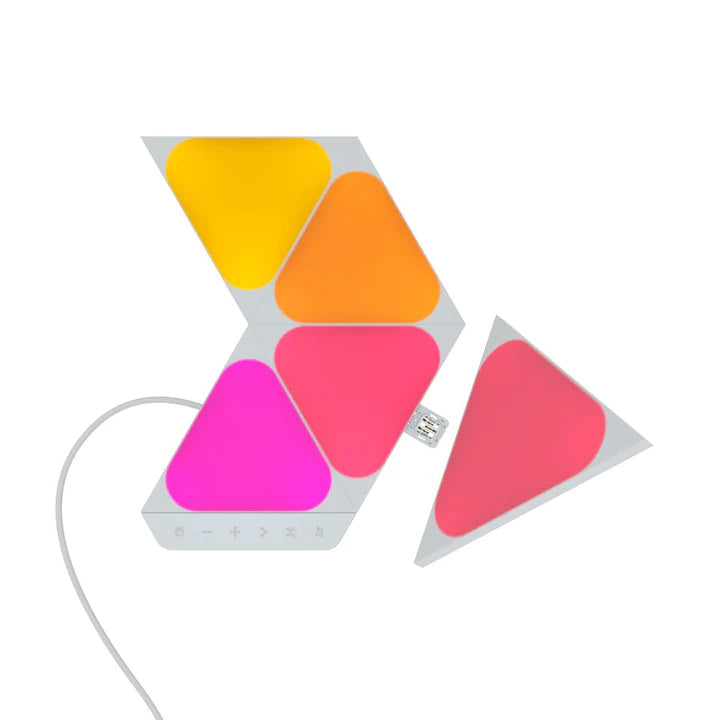 Nanoleaf Shapes Mini Triangles Starter Kit 迷你三角形智能燈板入門套裝 (5塊)【香港行貨】 - eDigiBuy