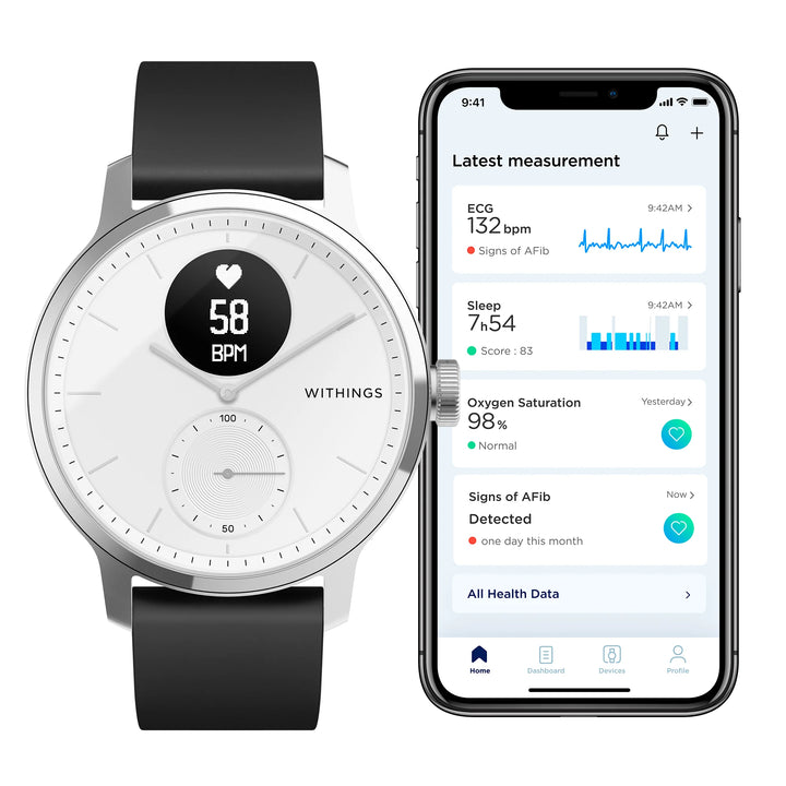 Withings ScanWatch 智能手錶 42mm【香港行貨】 - eDigiBuy