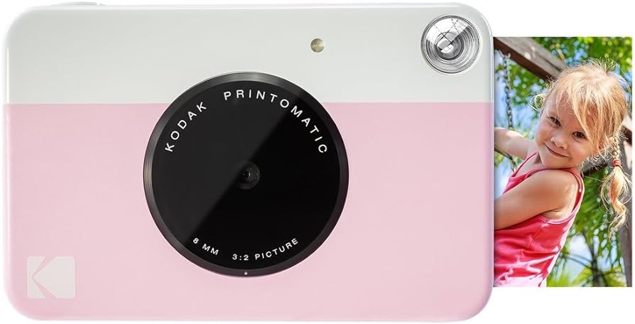 Kodak Printomatic 復古即影即有相機 Pink【香港行貨】