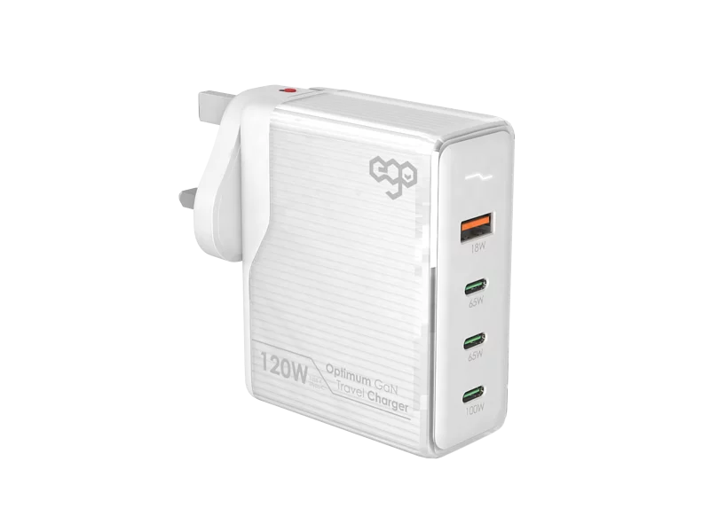 EGO 120W Optimum GaN 4USB 旅行充【香港行貨】