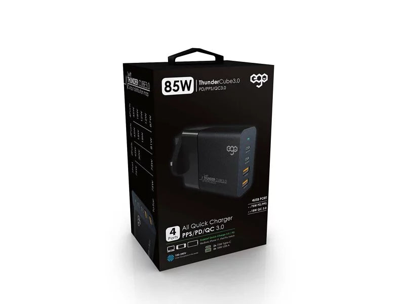 EGO 85W Thunder Cube 3.0 4洞 充電器【香港行貨】