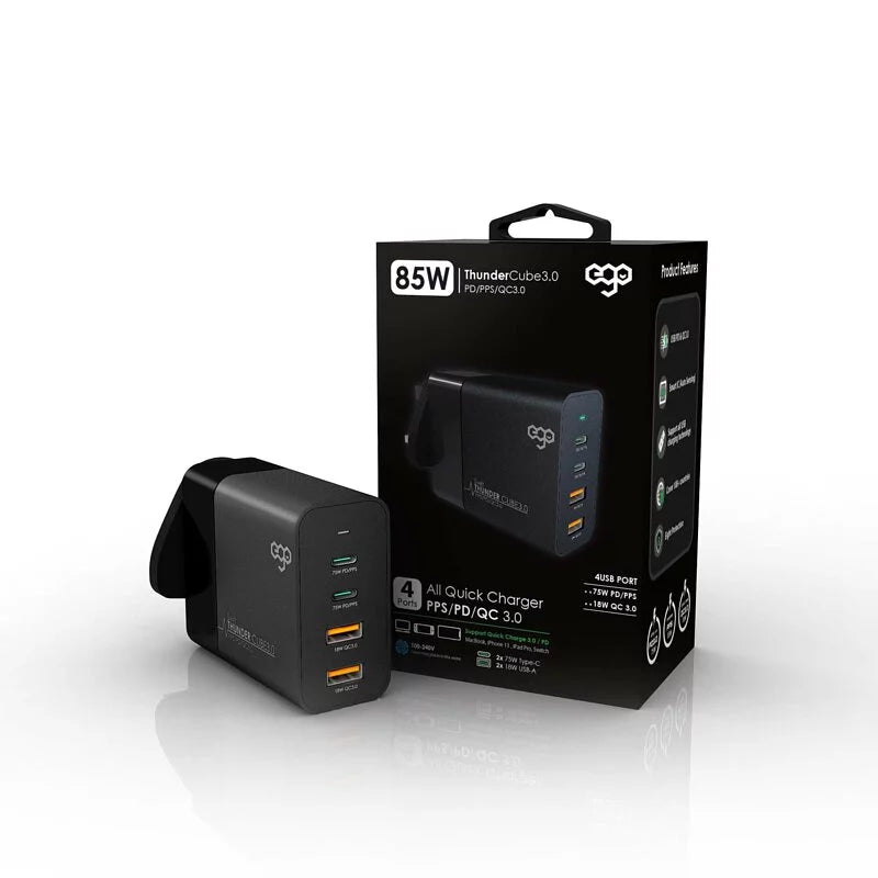 EGO 85W Thunder Cube 3.0 4洞 充電器【香港行貨】