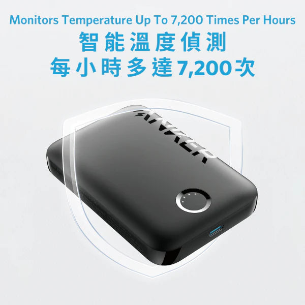 Anker 321 MagGo Battery (PowerCore 5K) 5,000mAh 磁吸無線充電行動電源【香港行貨】