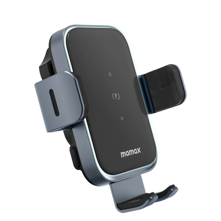 Momax Q.Mount Smart 6 Dual Coil Wireless Car Charging Stand (Space Gray) CM26E [Licensed in Hong Kong]