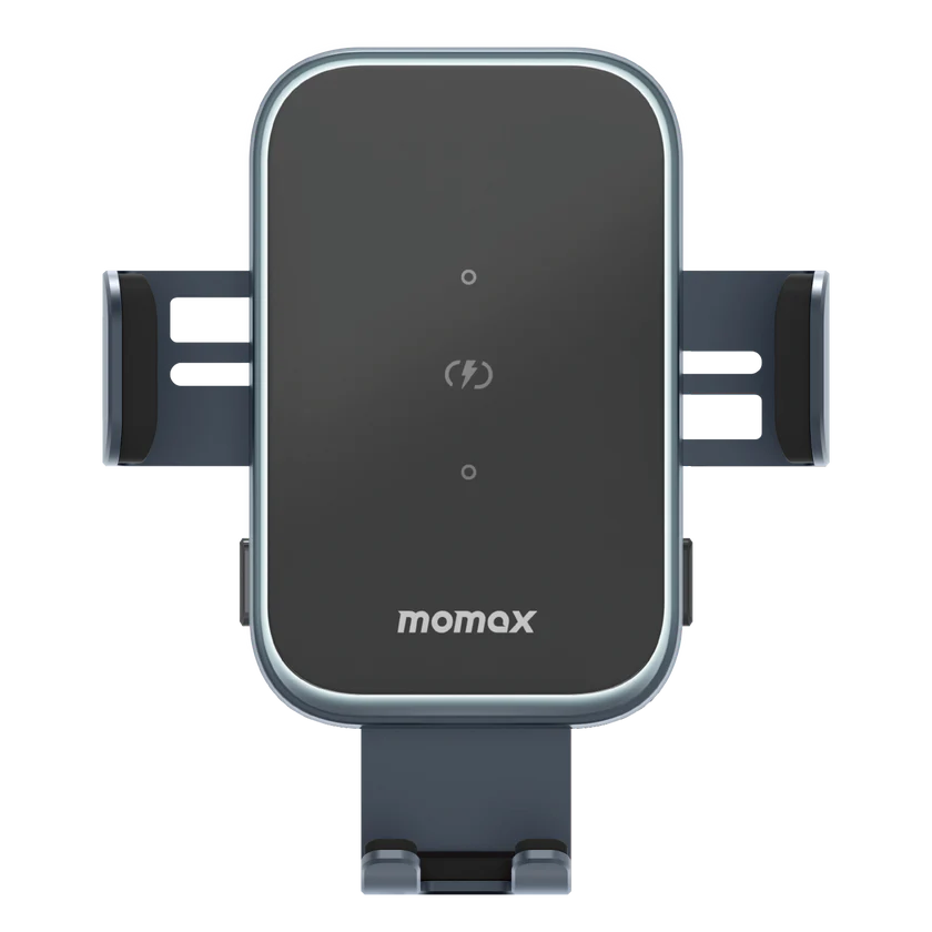 Momax Q.Mount Smart 6 Dual Coil Wireless Car Charging Stand (Space Gray) CM26E [Licensed in Hong Kong]