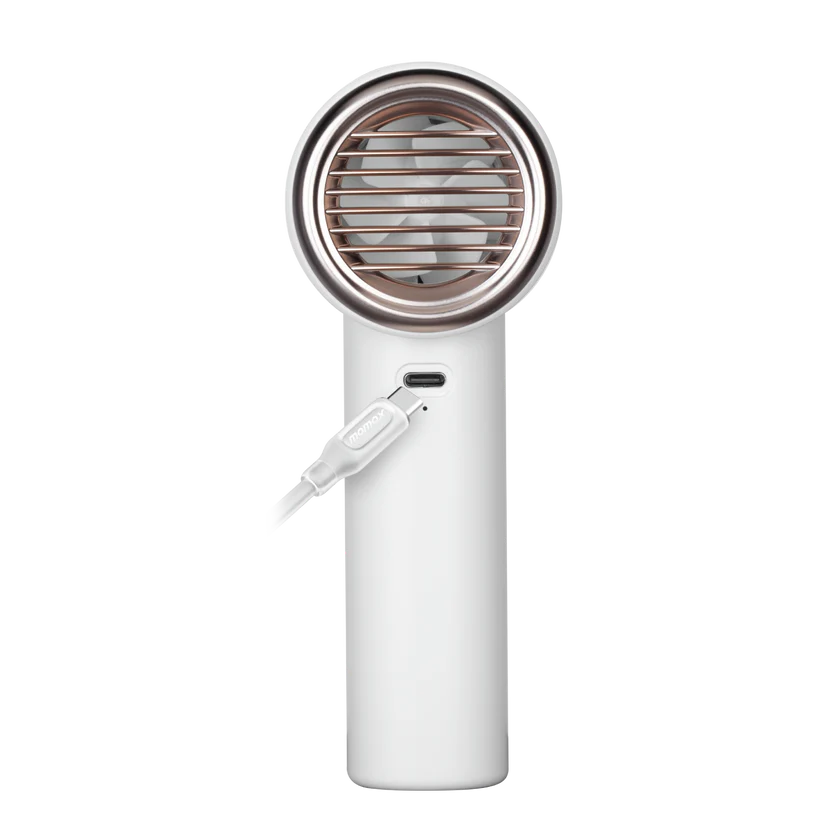 Momax Ultra Freeze Ice Handheld High Speed ​​Fan (White) IF15W [Hong Kong Licensed] 