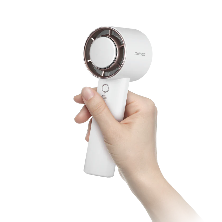 Momax Ultra Freeze Ice Handheld High Speed ​​Fan (White) IF15W [Hong Kong Licensed] 