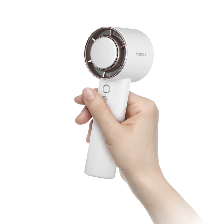 Momax Ultra Freeze Ice Handheld High Speed ​​Fan (White) IF15W [Hong Kong Licensed] 