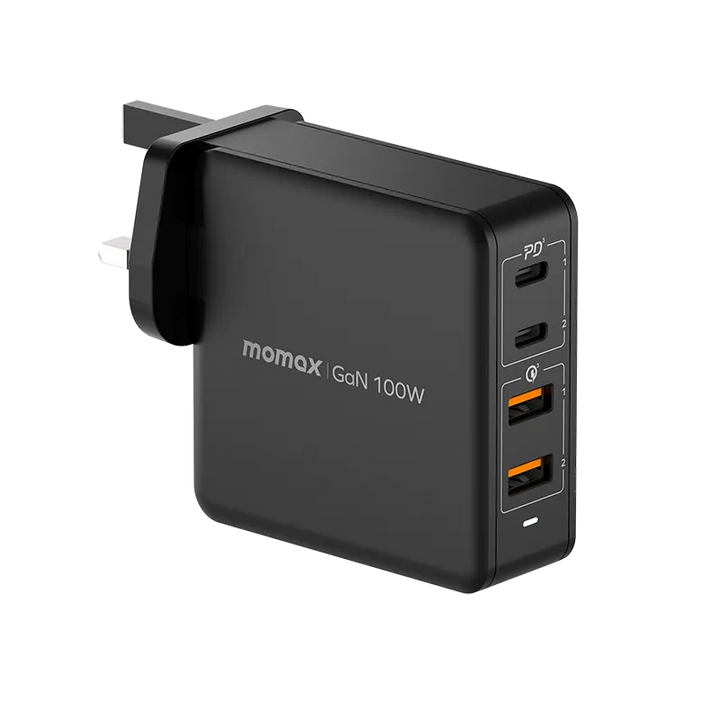 Momax ONE PLUG GaN 100W 四輸出快速充電器【香港行貨】 - eDigiBuy