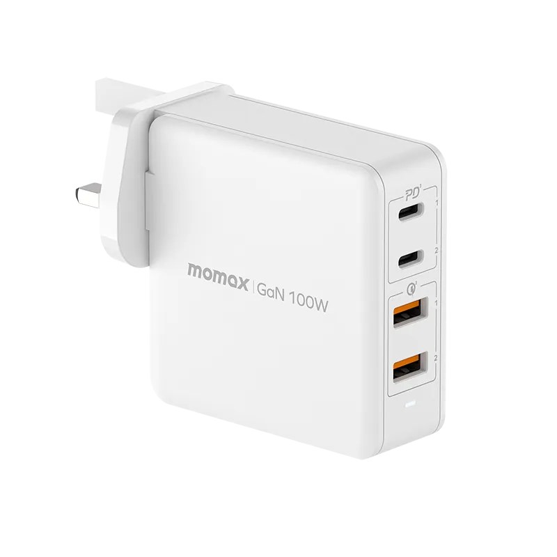 Momax ONE PLUG GaN 100W 四輸出快速充電器【香港行貨】 - eDigiBuy