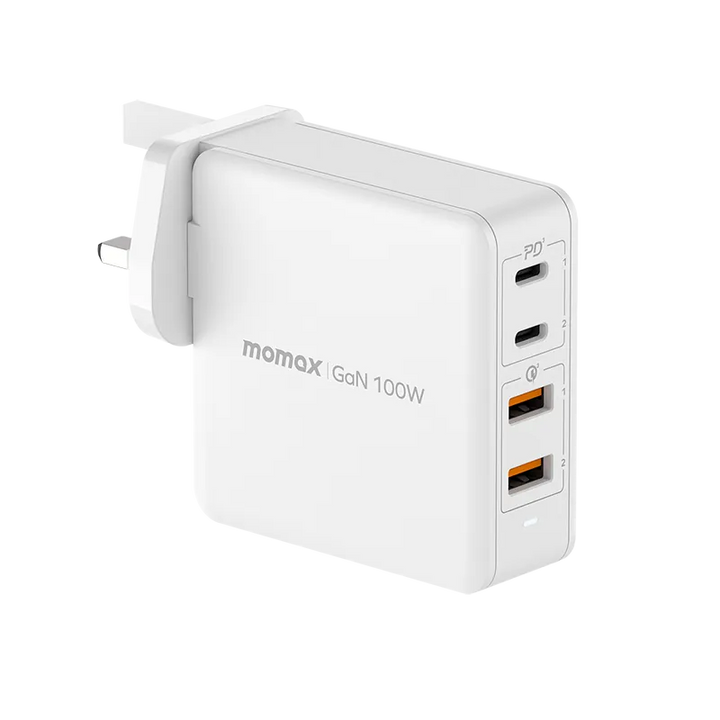 Momax ONE PLUG GaN 100W 四輸出快速充電器【香港行貨】 - eDigiBuy