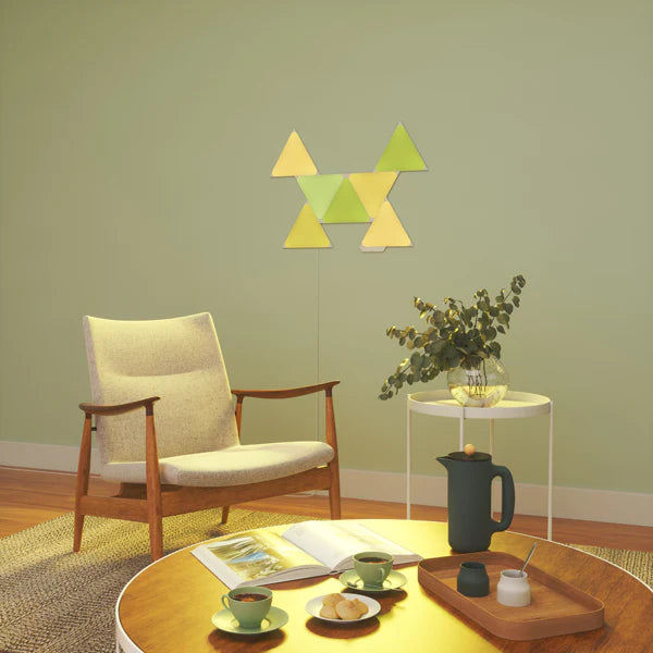 Nanoleaf Shapes Triangles Starter Kit 三角形智能燈板入門套裝 (9塊)【香港行貨】 - eDigiBuy