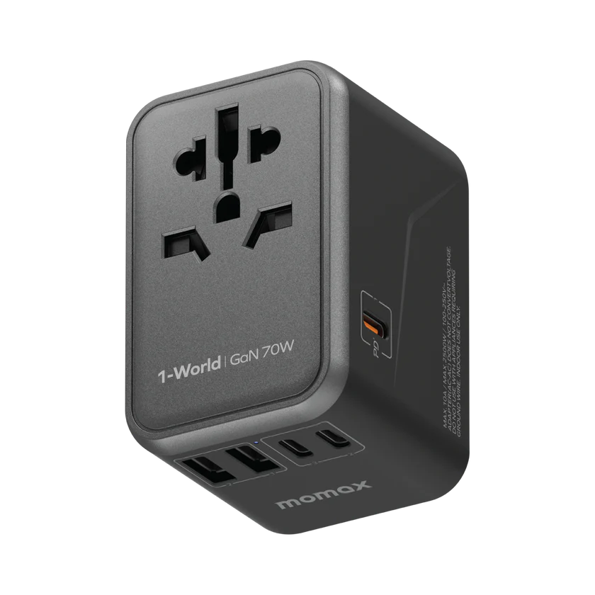 Momax 1-World 70W GaN Convenient Travel Socket UA8AUK [Licensed in Hong Kong]