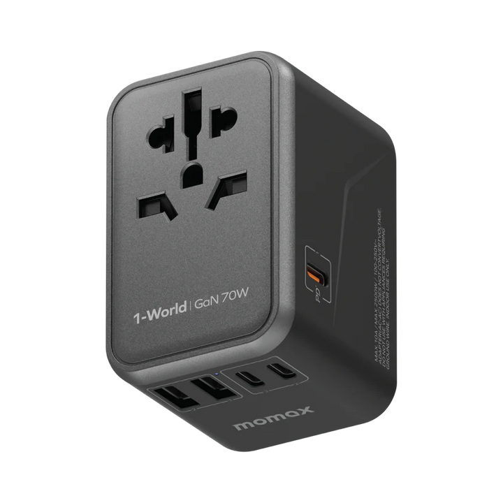 Momax 1-World 70W GaN Convenient Travel Socket UA8AUK [Licensed in Hong Kong]