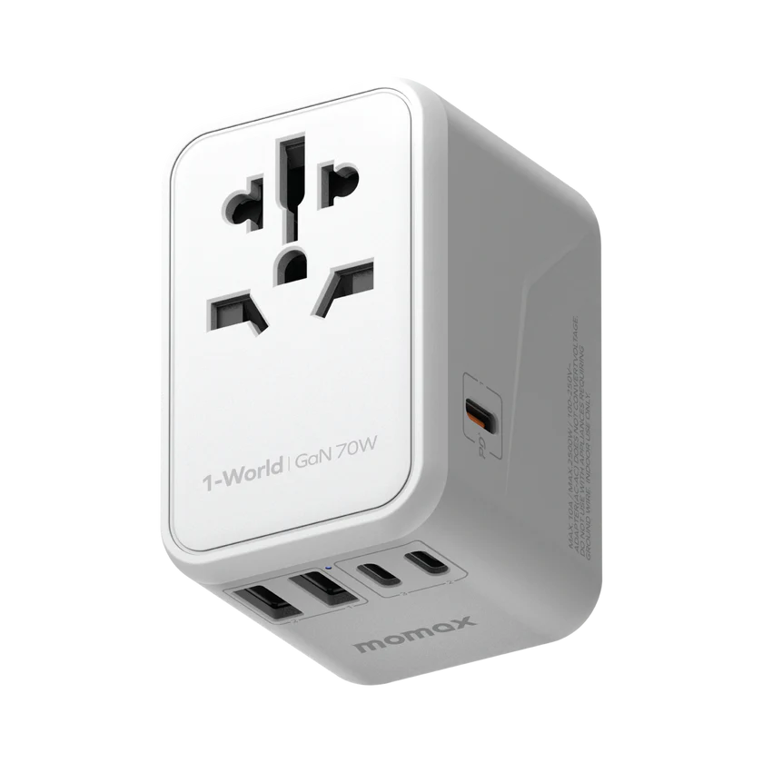 Momax 1-World 70W GaN Convenient Travel Socket UA8AUK [Licensed in Hong Kong]