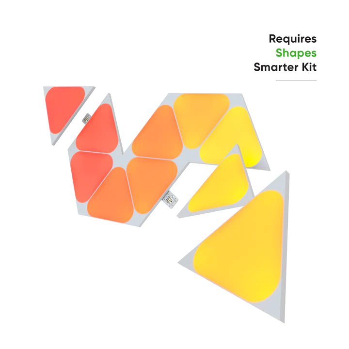 Nanoleaf Shapes Mini Triangles Expansion Kit 迷你三角形智能燈板擴充裝(10塊)【香港行貨】 - eDigiBuy