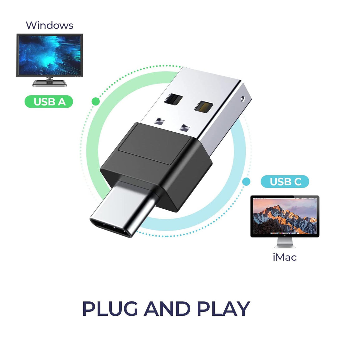 iClever GK20 超薄靜音USB-C+ USB-A雙頭無線全尺寸鍵盤【香港行貨】 - eDigiBuy